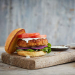 Vibrant Chickpea Daal Burger With Herby Mayo