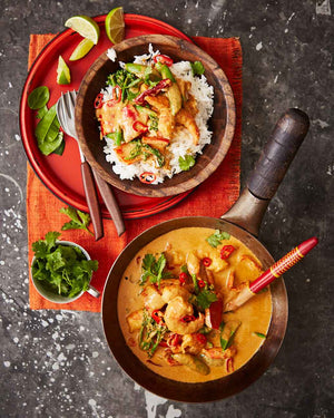 
                  
                  Thai Red Curry With Prawns And Green Veg
                  
                  