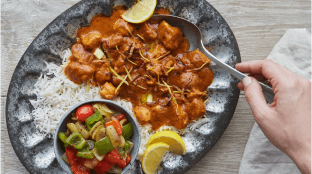 Classic Butter Chicken with Rice