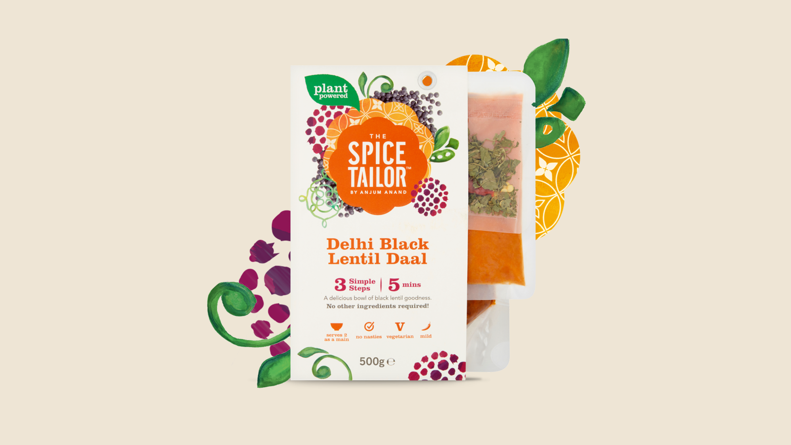 delhi black lentil daal pack