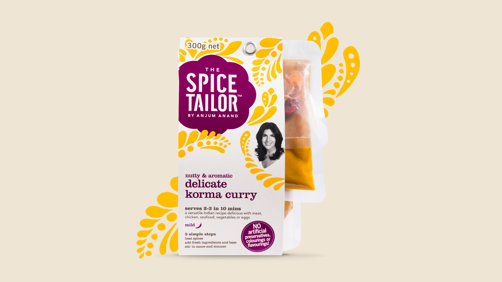 delicate korma curry pack