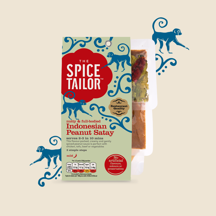 Indonesian peanut satay