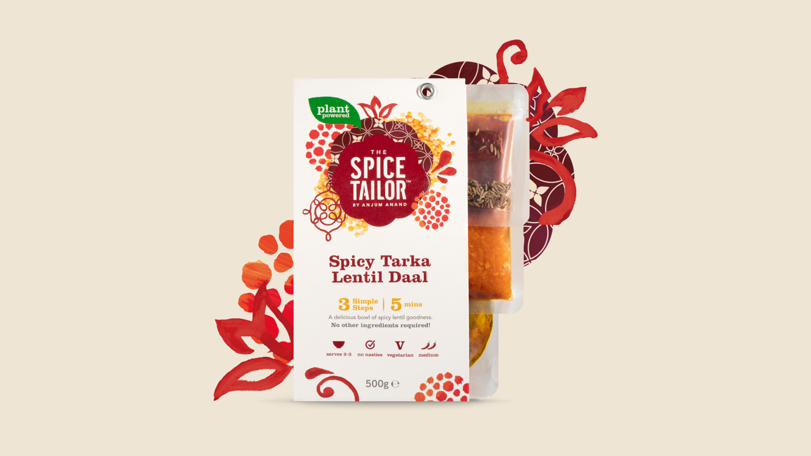 spicy tarka lentil daal pack