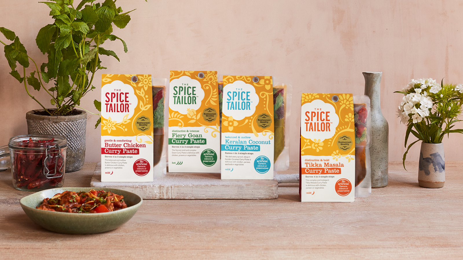 indian pastes range