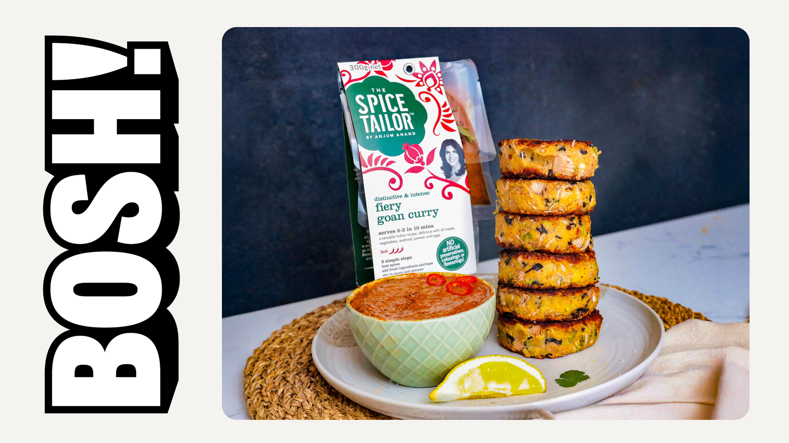 Spicy Goan “Fish” Cakes with Curry Dip