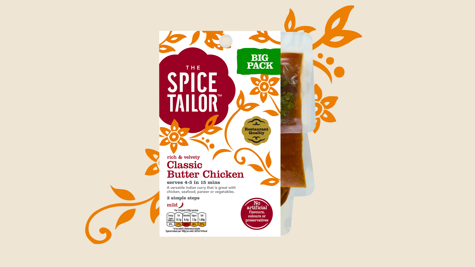 classic butter chicken big pack